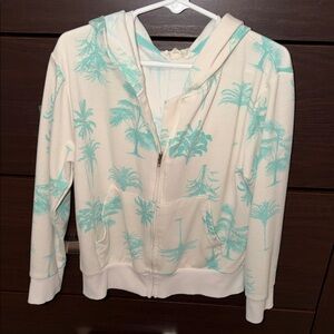 Jessica Simpson Cream and Teal Kids Jacket